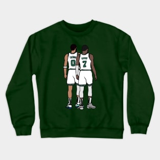 Jayson Tatum and Jaylen Brown Back-To Crewneck Sweatshirt